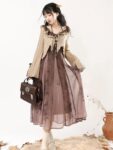 Hanfumodern Chinese Style Brown Dresses For Women 5.jpg