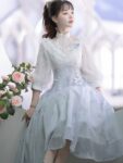 Hanfumodern Daily Sweet Long Lolita Dress Chinese Style Dress 5.jpg