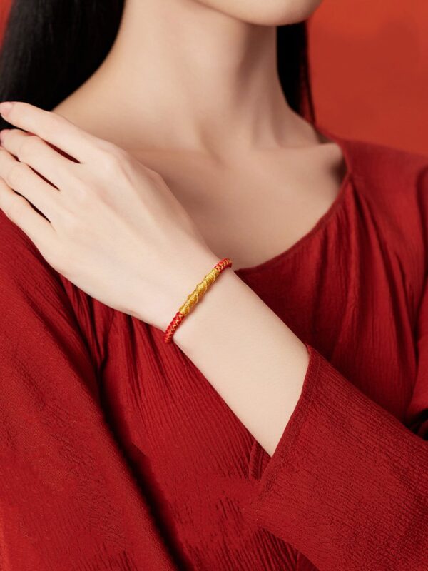 Hanfumodern Dragon Year Good Luck Bracelet Red Handrope Bracelets 2024 2.jpg