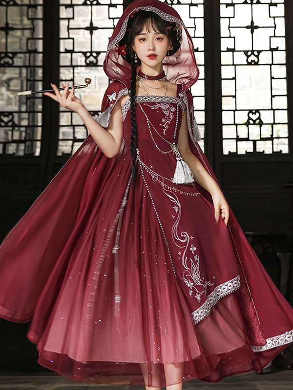 Hanfumodern lolita red dress 5.jpg Hanfumodern lolita red dress 5.jpg