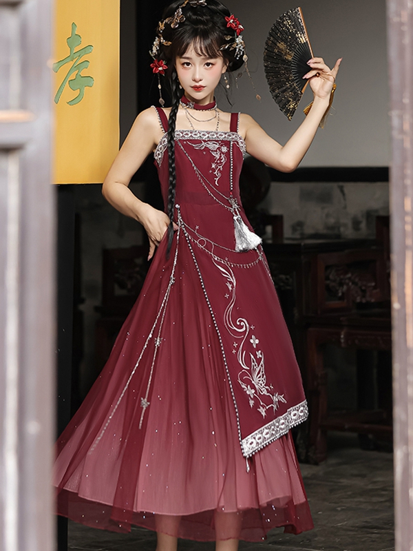 Hanfumodern lolita red dress 6.jpg Hanfumodern lolita red dress 6.jpg