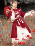 Hanfumodern traditional red chinese dress 3.jpg