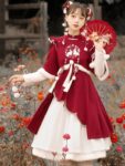 Hanfumodern traditional red chinese dress 3.jpg