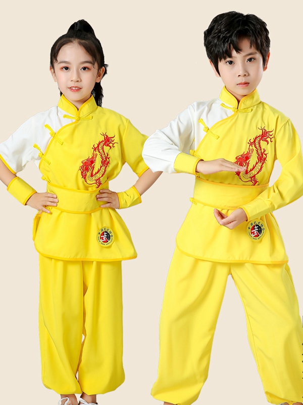 Kid Wushu Clothing Chinese Kung Fu Costumes Unisex 4.jpg