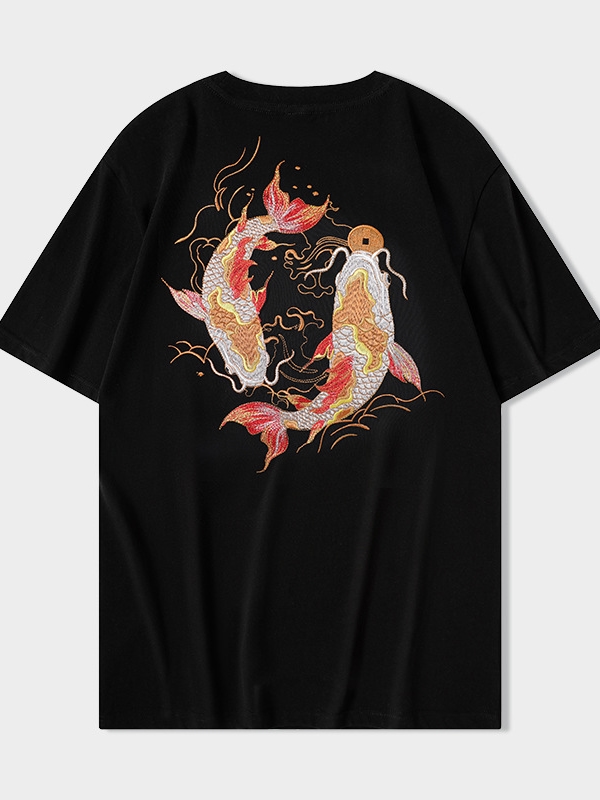 Koi T Shirt for Men Embroidered Short Sleeved Shirt1.jpg Koi T Shirt for Men Embroidered Short Sleeved Shirt1.jpg