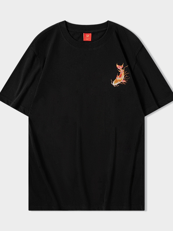 Koi T Shirt for Men Embroidered Short Sleeved Shirt2.jpg Koi T Shirt for Men Embroidered Short Sleeved Shirt2.jpg