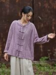 Linen Cotton Chinese Blouse Long Sleeve Shirt7.jpg