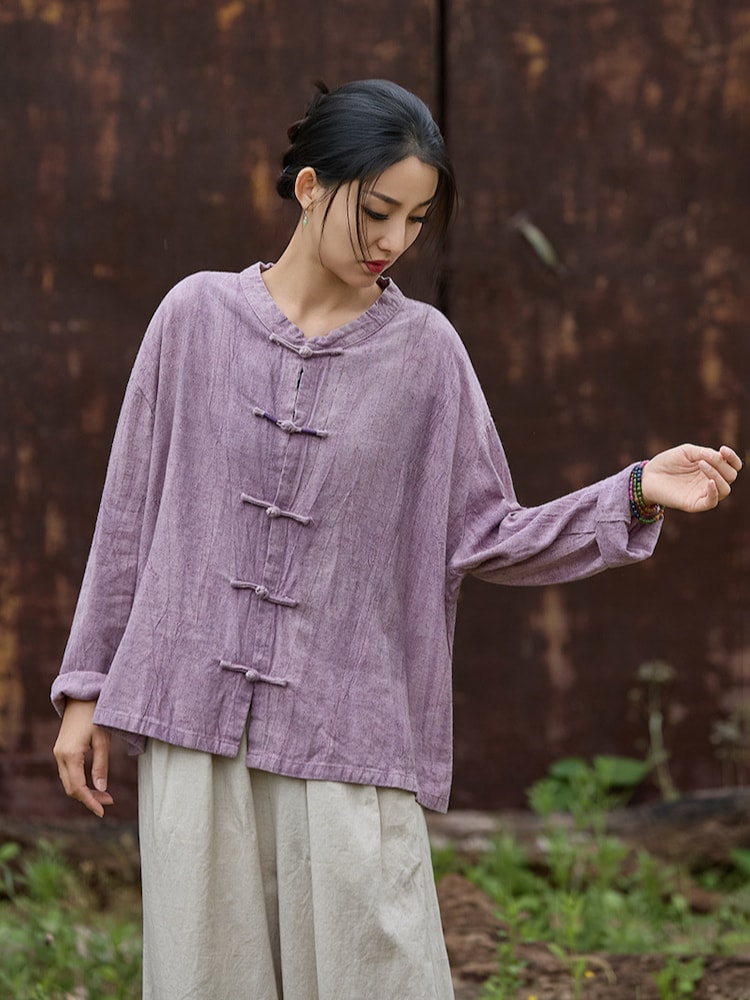 Linen Cotton Chinese Blouse Long Sleeve Shirt4.jpg Linen Cotton Chinese Blouse Long Sleeve Shirt4.jpg