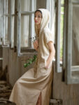 Linen Hooded Dress Loose Fit Maxi Dress4.jpg
