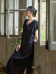 Linen Hooded Dress Loose Fit Maxi Dress4.jpg