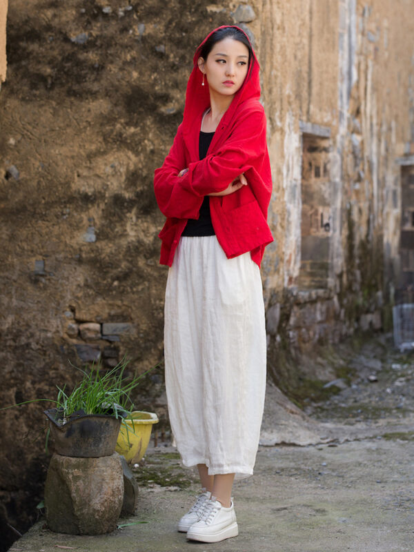 Linen Hooded Shirt for Women3.jpg