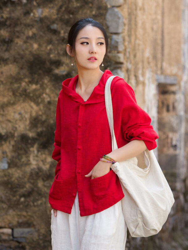 Linen Hooded Shirt for Women8.jpg