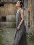 Linen Sleeveless Dress with Vintage Washed Look9.jpg
