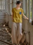 Linen T shirt Women Summer Loose Tee7.jpg