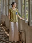 Linen T shirt Women Summer Loose Tee7.jpg