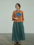 Linen Tang Suit Shirt Women Vintage Floral Blouse 3.jpg