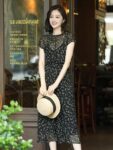 Long Chiffon Dress Chic Holiday Waist Long Dress1.jpg