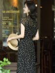 Long Chiffon Dress Chic Holiday Waist Long Dress1.jpg