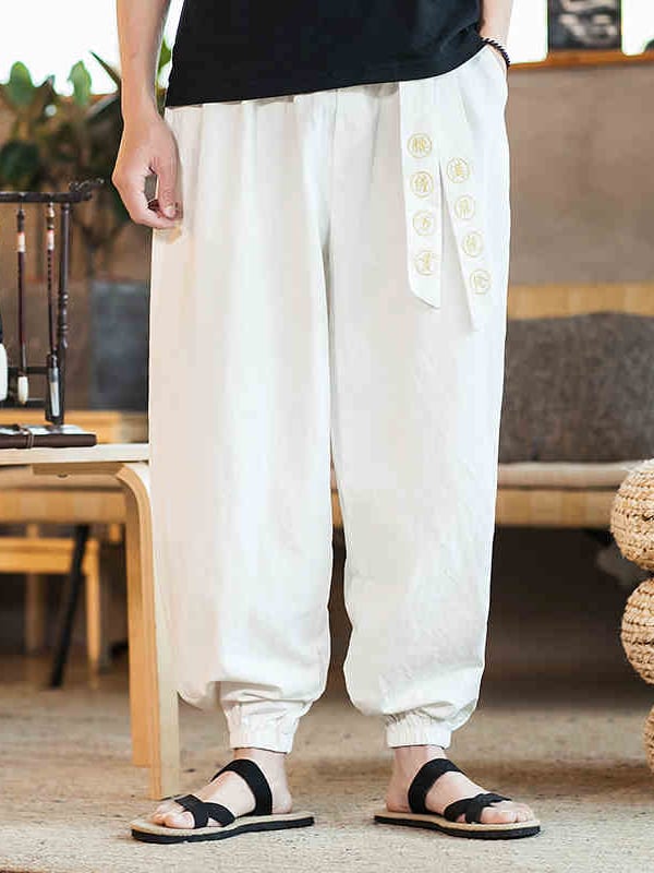 Loose Casual Linen Pants for Men Harem Trousers3.jpg Loose Casual Linen Pants for Men Harem Trousers3.jpg