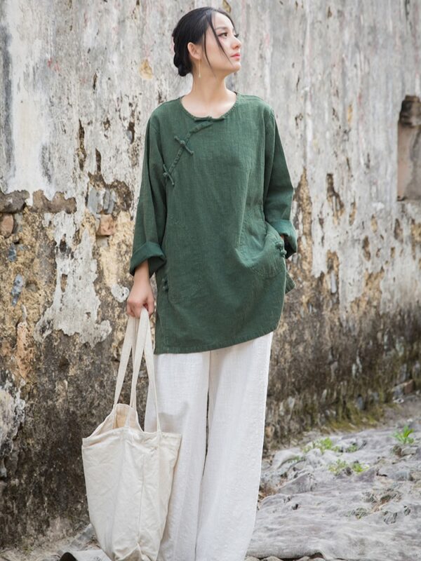 Loose Fit Zen Style Summer Shirt for Women6.jpg