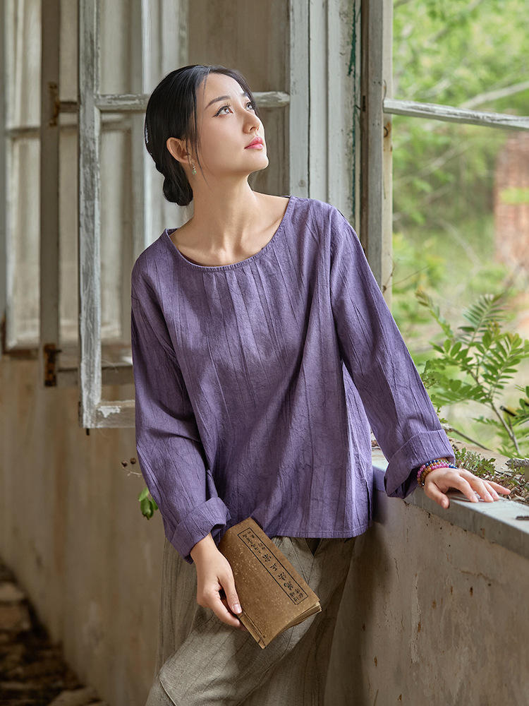 Loose Linen Blouse Women Long Sleeve Shirt2.jpg Loose Linen Blouse Women Long Sleeve Shirt2.jpg