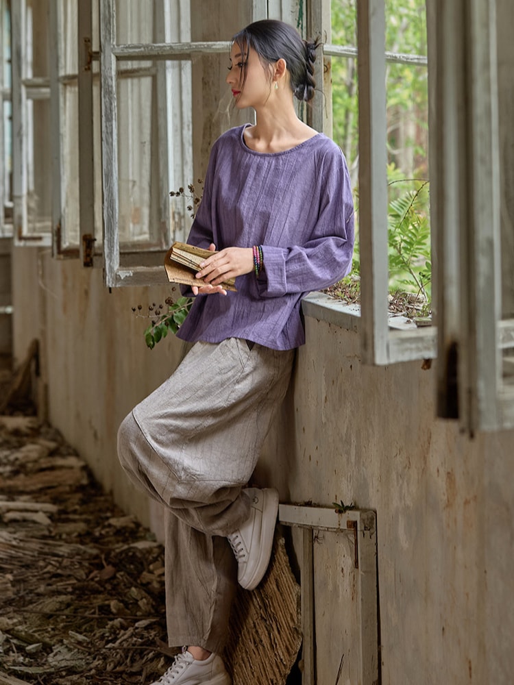 Loose Linen Blouse Women Long Sleeve Shirt3.jpg Loose Linen Blouse Women Long Sleeve Shirt3.jpg