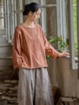 Loose Linen Blouse Women Long Sleeve Shirt5.jpg
