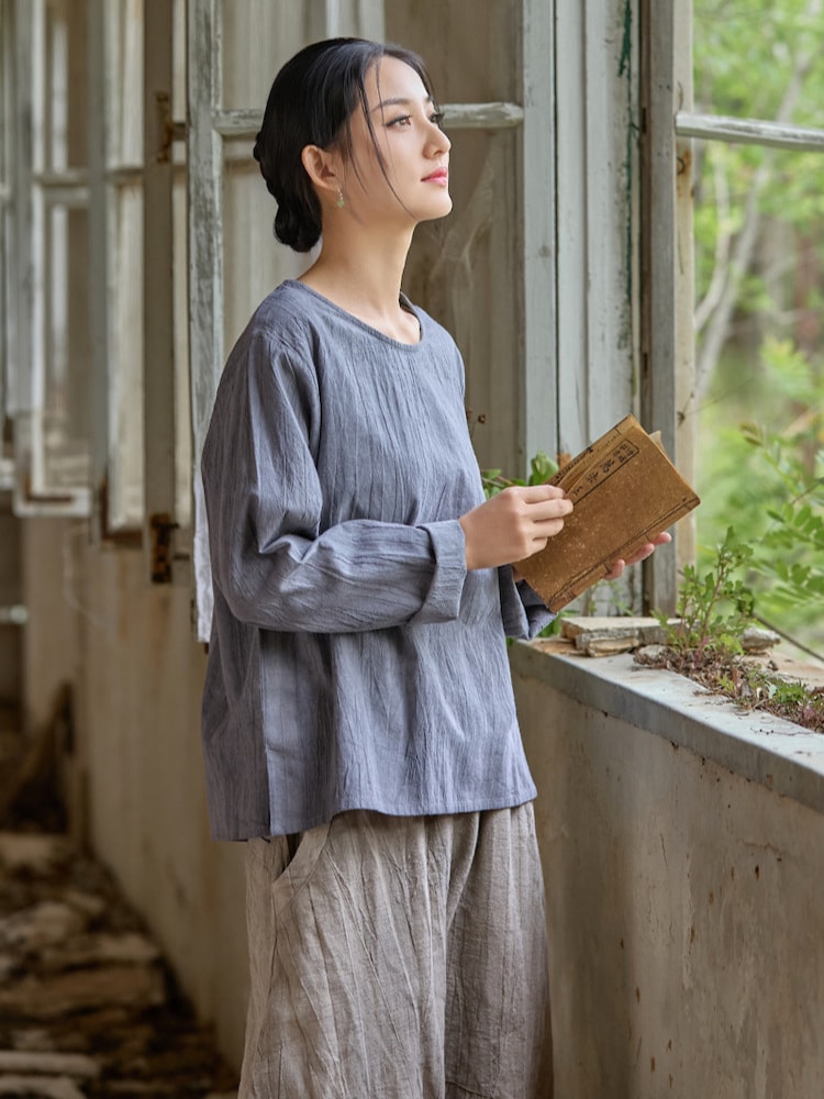 Loose Linen Blouse Women Long Sleeve Shirt8.jpg Loose Linen Blouse Women Long Sleeve Shirt8.jpg