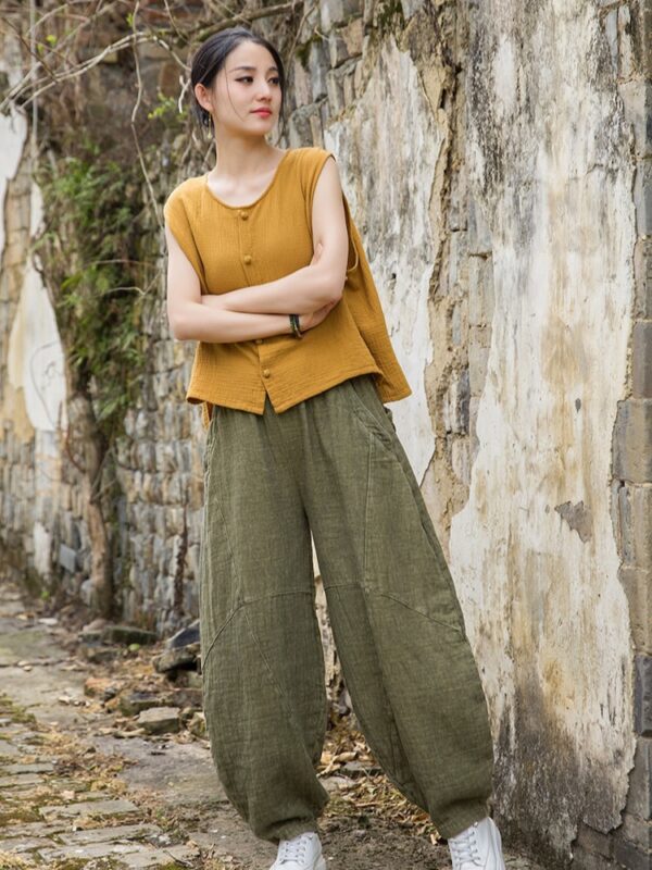 Loose Linen Lantern Pants for Women7.jpg