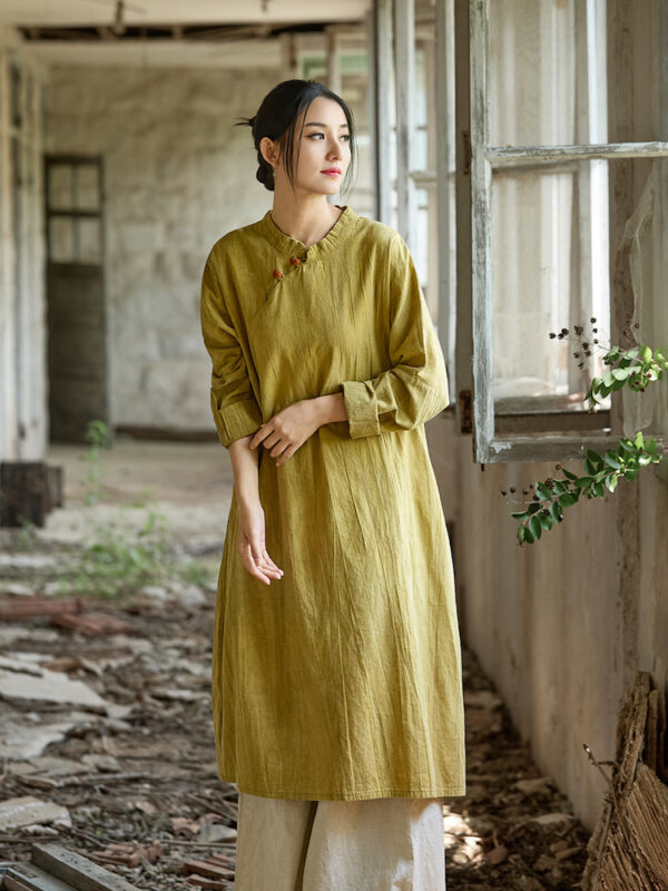Loose Linen Long Sleeve Maxi Dress7.jpg