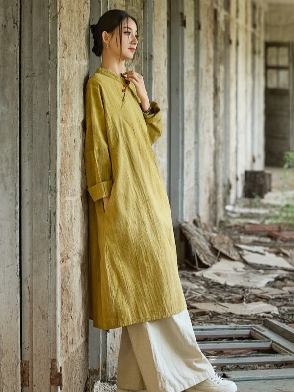 Loose Linen Long Sleeve Maxi Dress8.jpg