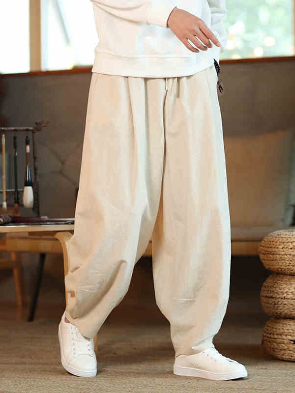 Loose Pants Mens Cotton and Linen Bloomers3.jpg Loose Pants Mens Cotton and Linen Bloomers3.jpg