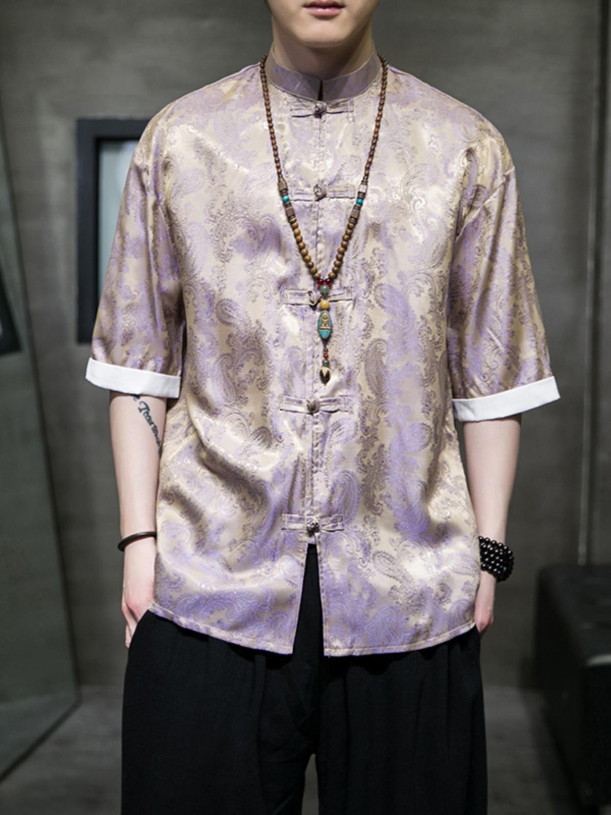 Loose Shirt for Men Ice Silk Tang Suit Top5.jpg Loose Shirt for Men Ice Silk Tang Suit Top5.jpg
