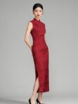 Luxurious Red Wedding Qipao Dress Bridal Dress1.jpg