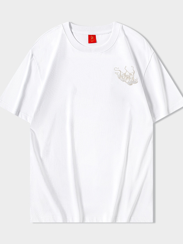 Men Kirin T Shirt Embroidered Cotton Tops4.jpg Men Kirin T Shirt Embroidered Cotton Tops4.jpg