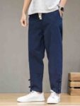 Mens Loose Cotton Pants Casual Harem Trousers1.jpg