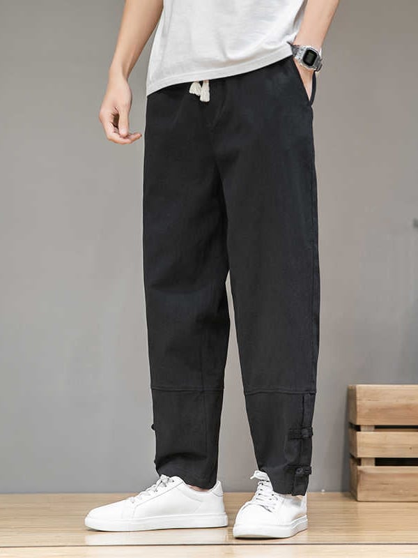 Mens Loose Cotton Pants Casual Harem Trousers3.jpg Mens Loose Cotton Pants Casual Harem Trousers3.jpg