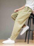 Mens Loose Cotton Pants Casual Harem Trousers1.jpg