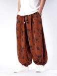 Mens Loose Pants Printed Bloomers Casual Harem Pants1.jpg