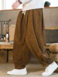 Mens Winter Pants Loose Casual Corduroy Bloomers1.jpg