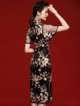 Modern Cheongsam Dress Chinese Vintag Embroidery Dress 1.jpg