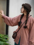 Modern Chinese Hanfu Knitted Stand Collar Blouse1.jpg