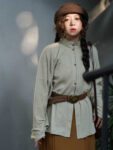 Modern Chinese Hanfu Knitted Stand Collar Blouse1.jpg