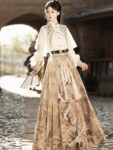 Modern Hanfu Outfit Ming Inspired Blouse And Skirt 8.jpg
