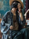 Oriental Linen Shirt Loose Casual Boho Kimono Jacket1.jpg
