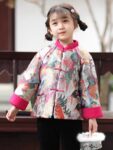 Peony Dress Chinese Style Cotton Cheongsam Winter 2.jpg