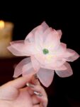 Pink Flower Hair Clip Set Silk Traditional Side Clips1.jpg