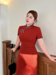 Plus Size Chinese Clothing Red Cheongsam Dress1.jpg