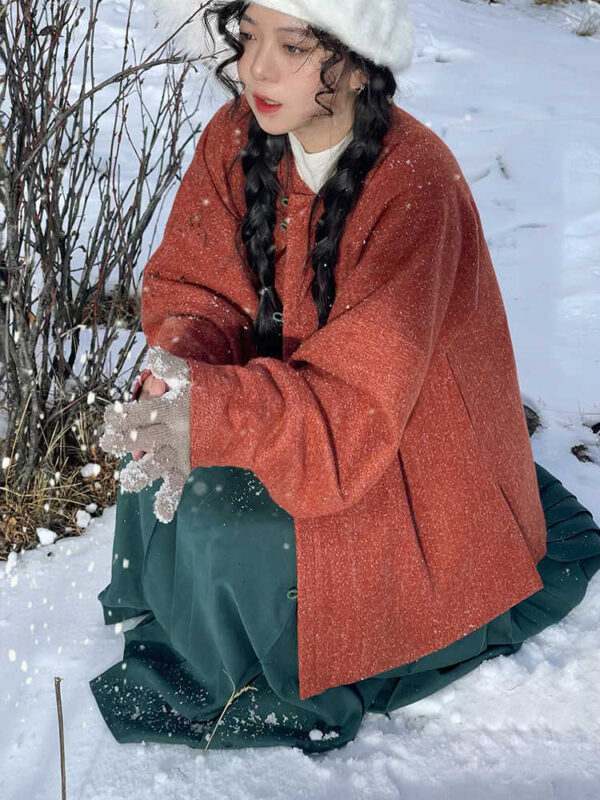 Pretty Casual Hanfu Chinese Style Coat and Skirt2.jpg