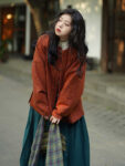 Pretty Casual Hanfu Chinese Style Coat and Skirt1.jpg